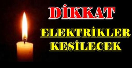 İstanbul'da 5 ilçede elektrik kesintisi