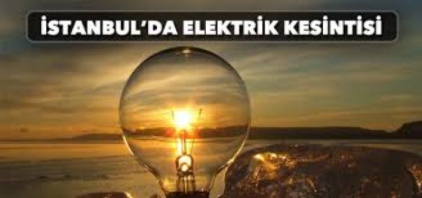  İstanbul'da Elektrik Kesintisi