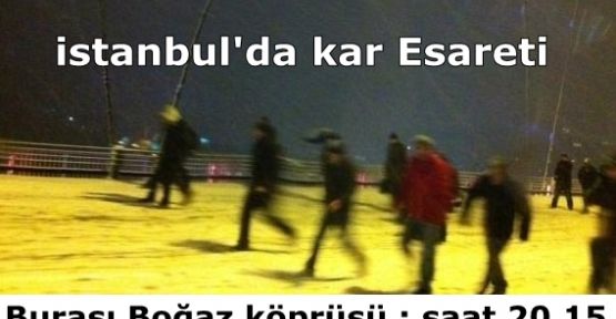 İstanbul'da kar esareti