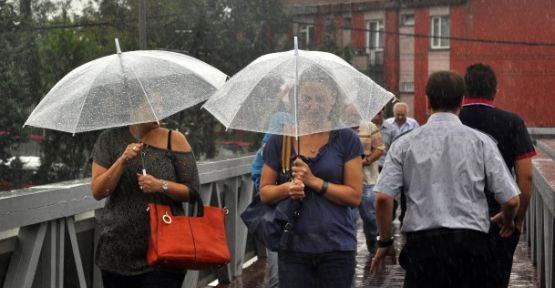 İstanbul'da Sağanak Yağış