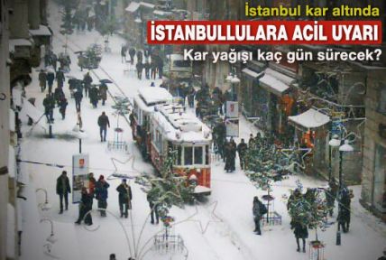 İstanbullulara acil uyarı