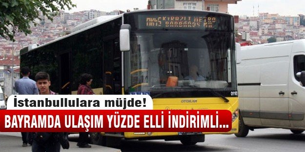 İstanbullulara bayram müjdesi!