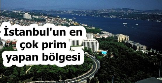 İstanbul'un en çok prim yapan bölgesi