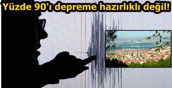 İstanbul'un yüzde 90'ı depreme hazırlıklı değil!