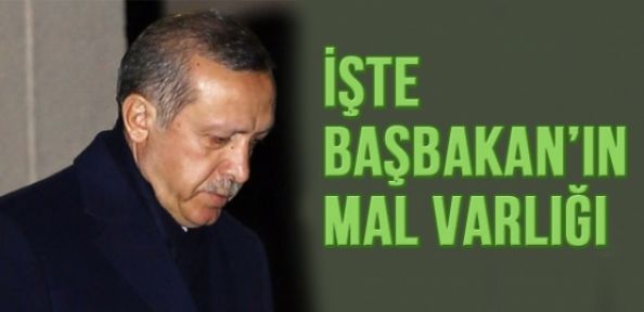 İşte Başbakan Erdoğan'ın malvarlığı