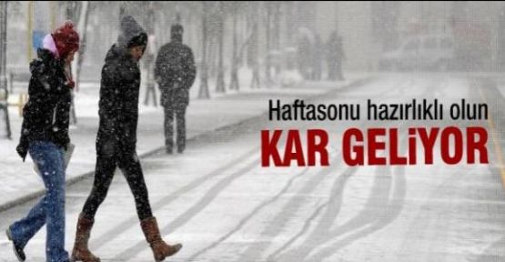 İşte beklenen soğuk hava geliyor