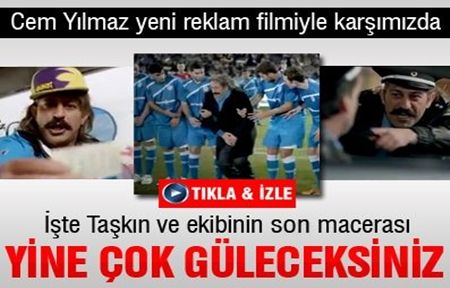 İşte Cem Yılmaz'ın son reklam filmi