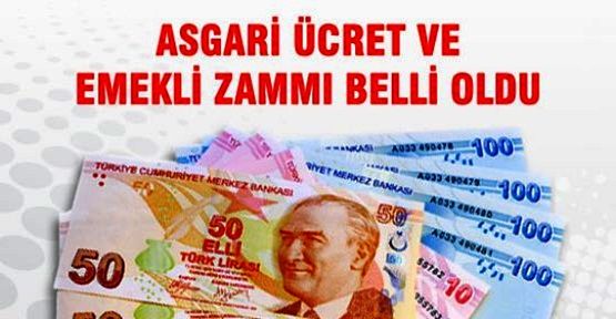 İşte emeklilere ve asgari ücrete yapılacak zam