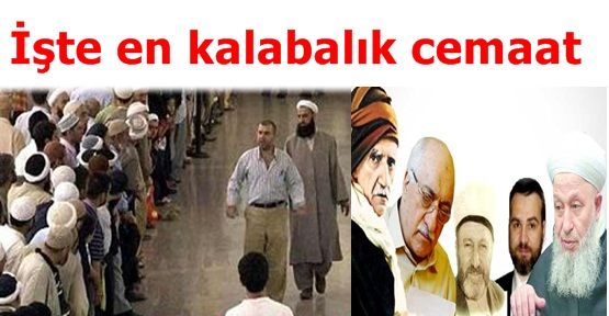 İşte en kalabalık cemaat