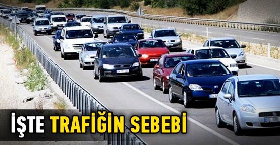 İşte trafiğin sebebi