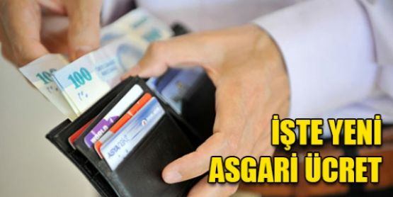 İşte yeni asgari ücret