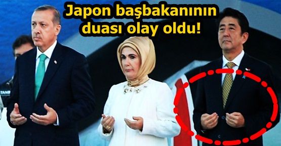 Japon başbakanının duası olay oldu!