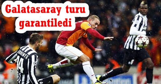 Juventus'u yenen Galatasaray turu garantiledi