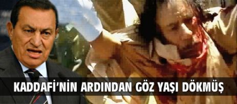 Kaddafi'nin ardından göz yaşı dökmüş