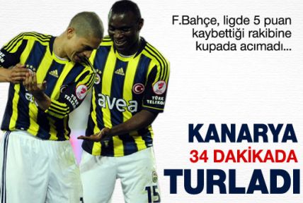 Kanarya 34 dakikada turladı