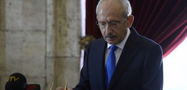 Kemal Kılıçdaroğlu'nun, Anıtkabir'deki gafı!