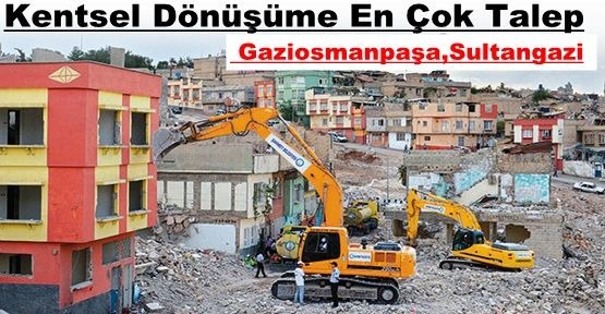 Kentsel Dönüşüme En Çok Talep İstanbul'dan