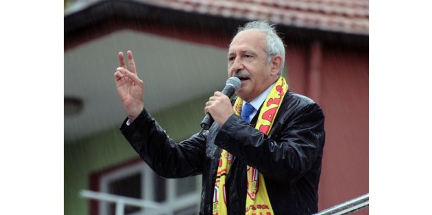 Kılıçdaroğlu sırılsıklam oldu!