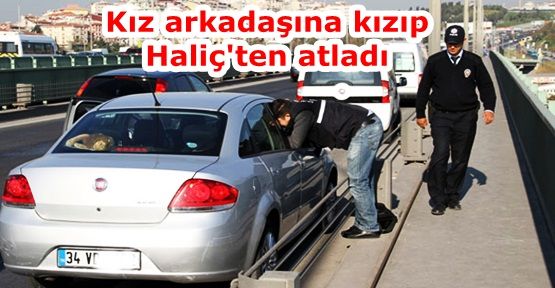 Kız Arkadaşıyla Tartışıp, Haliç'ten Atladı