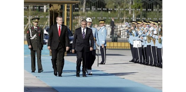 KKTC Cumhurbaşkanı Akıncı Ankara'da