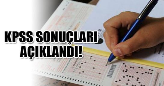 KPSS sonuçları açıklandı