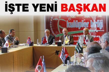 Kulüpler Birliği'ne yeni başkan