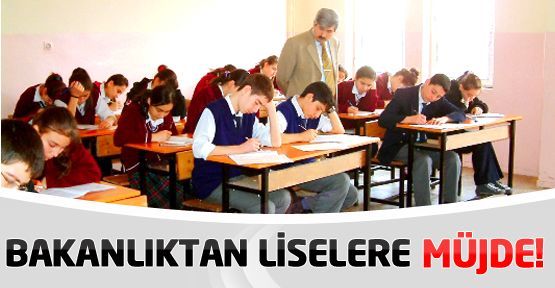 Liselilere müjde! Ders saatleri azaldı