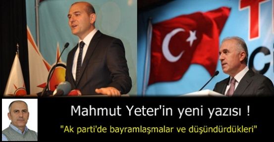 Mahmut yeter'in yeni yazısı...