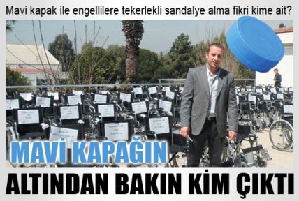 Mavi kapağın altından bakın kim çıktı?