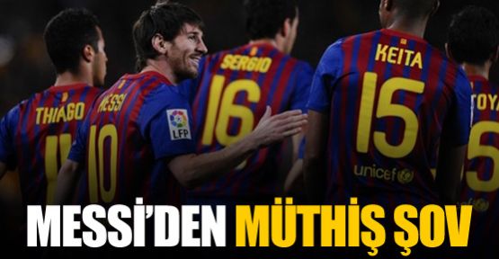 Messi'den müthiş şov !