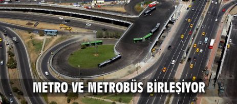 Metrobüs ve metro modern tünelle birleşiyor