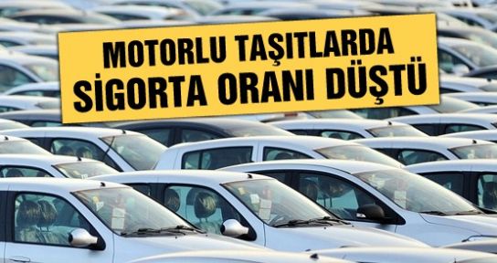 Motorlu araçlarda sigortalılık oranı düştü