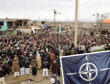 NATO askerlerine saldırı!