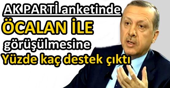 Öcalan ile görüşülmesine kaç kişi destek verdi?