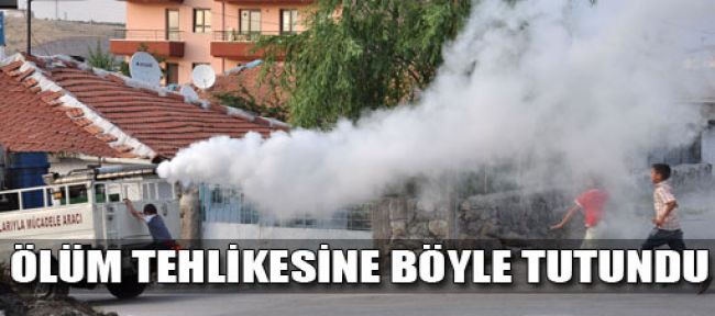 Ölüm tehlikesine böyle tutundu