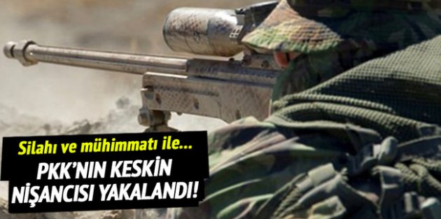 PKK'nın keskin nişancısı yakalandı!