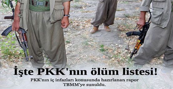 PKK'nın ölüm listesi