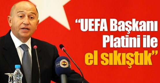 ''Platini’yle el sıkıştık, davayı çözeriz''