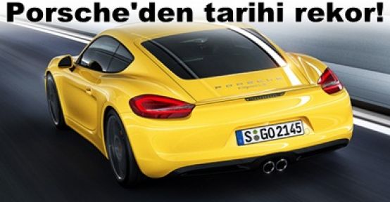 Porsche'den tarihi rekor!