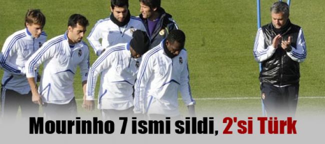 Real Madrid'de 7 ismi silindi 2'si Türk