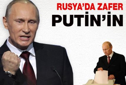 Rusya'da Putin zaferi!