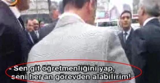 Sarıgül'ün ekibinden okul müdürüne hakaret ve tehdit!