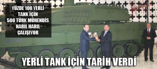 Savunma Bakanı yerli Tank için tarih verdi