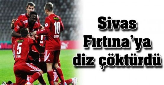 Sivasspor, Trabzon'u devirdi