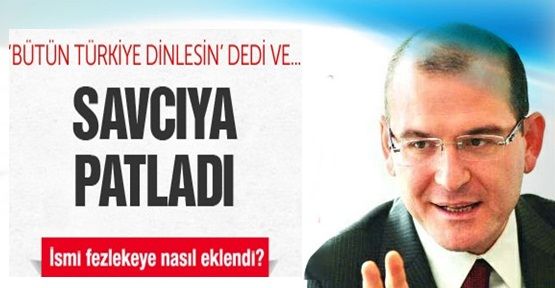 Süleyman Soylu canlı yayında savcıya patladı