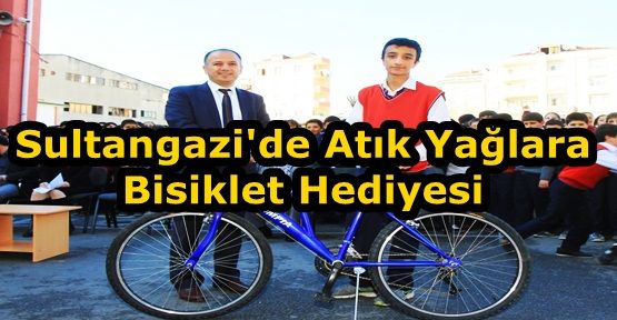 Sultangazi'de Atık Yağlara Bisiklet Hediyesi