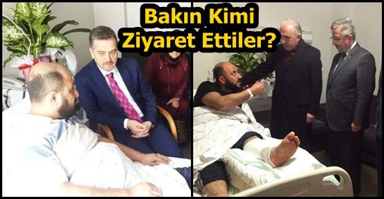 Sultangazi'de Ayağından Vurulan Sarıoğlu'na Başkanlardan Ziyaret!