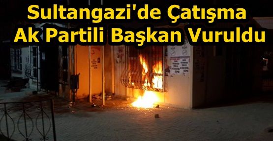 Sultangazi'de Çatışma, Ak Partili Başkan Vuruldu