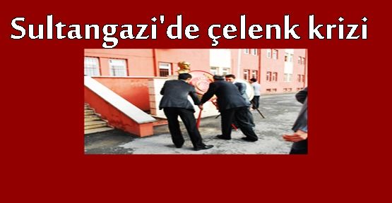 Sultangazi'de çelenk krizi