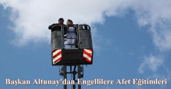 Sultangazi'de Engellilere Afet Eğitimleri